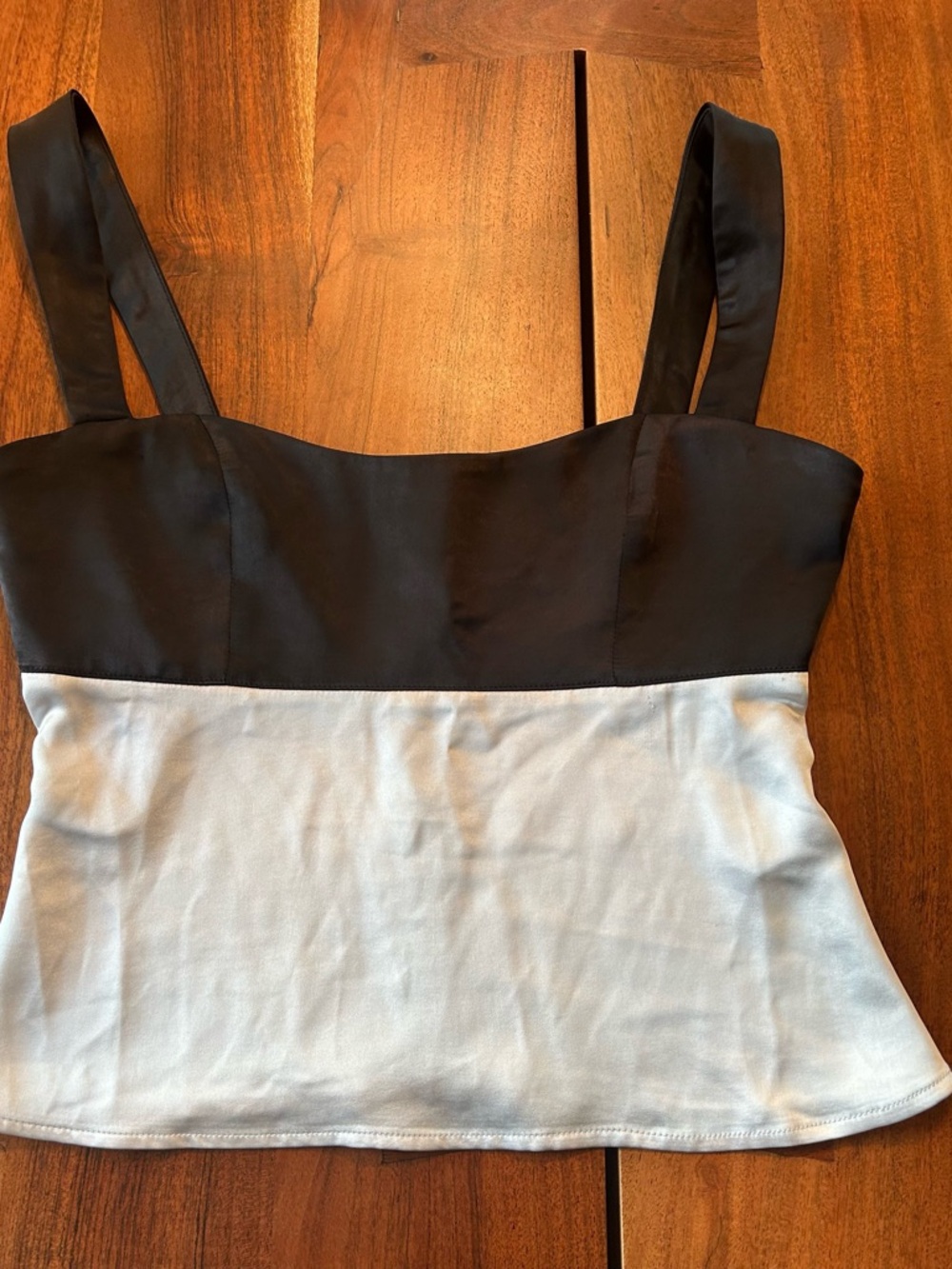 Princess Polly Black and white Two-Tone tank top size 4